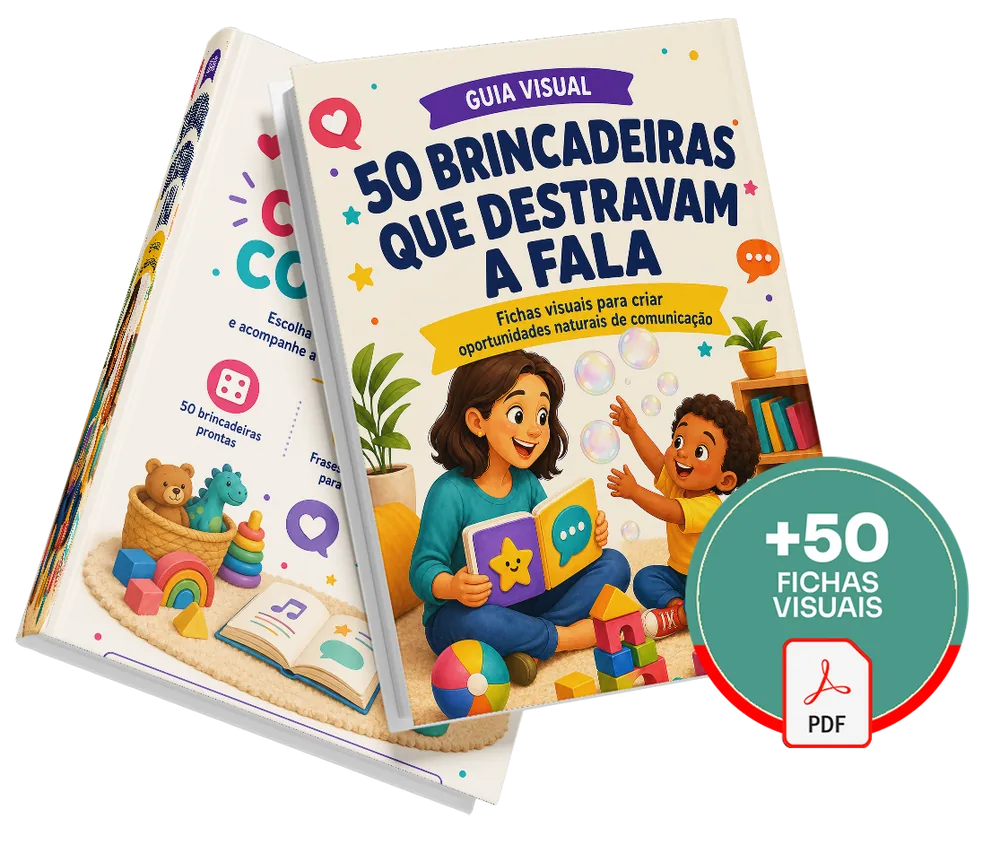 Plano básico do 50 brincadeiras destravar fala — material principal